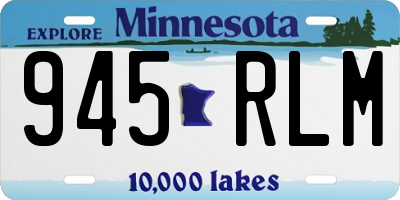 MN license plate 945RLM