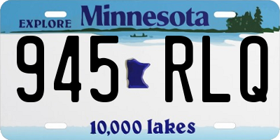 MN license plate 945RLQ