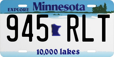 MN license plate 945RLT