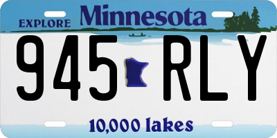 MN license plate 945RLY