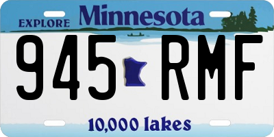 MN license plate 945RMF