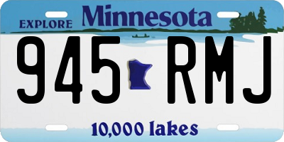 MN license plate 945RMJ