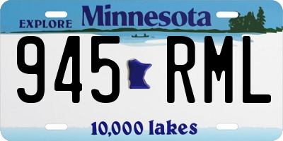 MN license plate 945RML