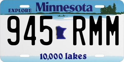 MN license plate 945RMM