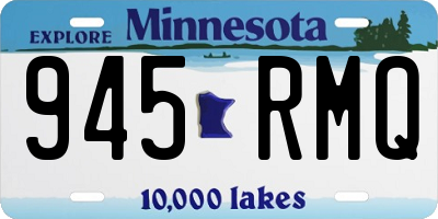 MN license plate 945RMQ