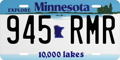 MN license plate 945RMR