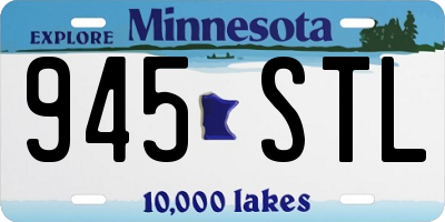 MN license plate 945STL