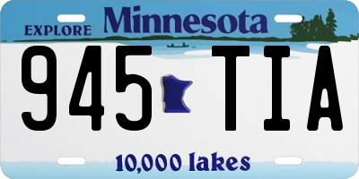 MN license plate 945TIA