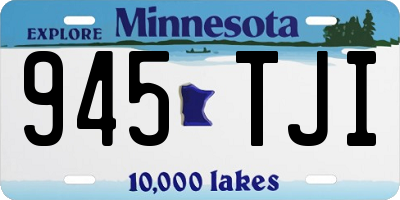 MN license plate 945TJI