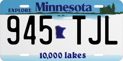 MN license plate 945TJL