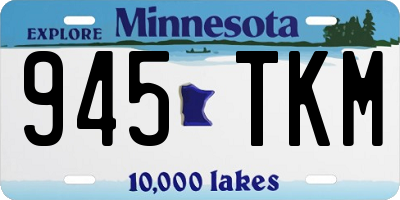 MN license plate 945TKM
