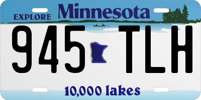 MN license plate 945TLH