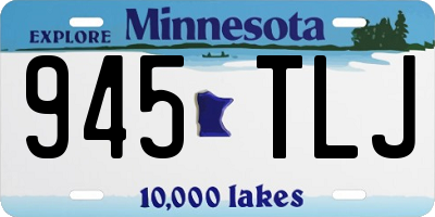 MN license plate 945TLJ