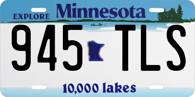 MN license plate 945TLS