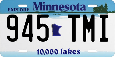 MN license plate 945TMI