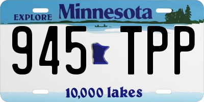 MN license plate 945TPP