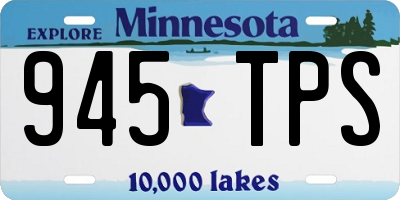 MN license plate 945TPS