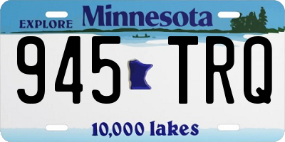 MN license plate 945TRQ