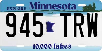 MN license plate 945TRW