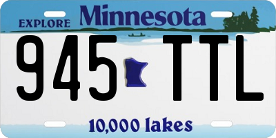 MN license plate 945TTL