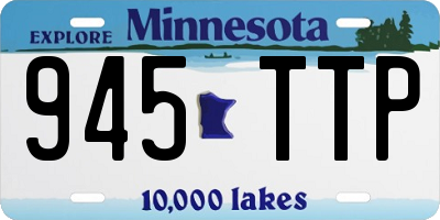 MN license plate 945TTP