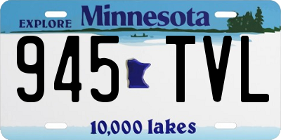 MN license plate 945TVL