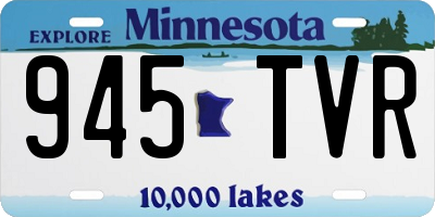 MN license plate 945TVR
