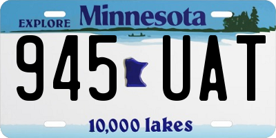 MN license plate 945UAT