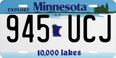 MN license plate 945UCJ