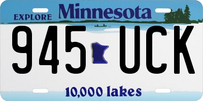 MN license plate 945UCK