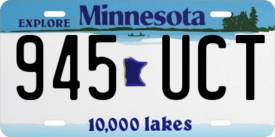 MN license plate 945UCT