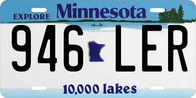 MN license plate 946LER