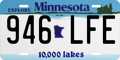 MN license plate 946LFE