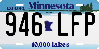 MN license plate 946LFP