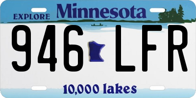MN license plate 946LFR