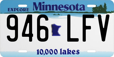 MN license plate 946LFV