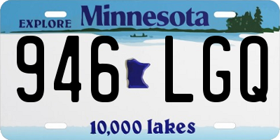MN license plate 946LGQ