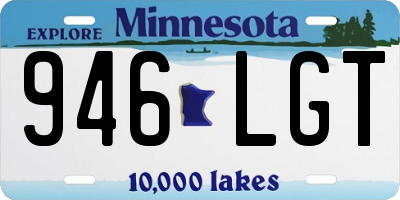 MN license plate 946LGT