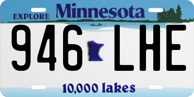 MN license plate 946LHE