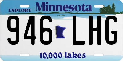 MN license plate 946LHG