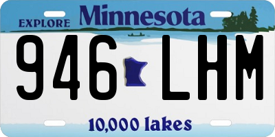MN license plate 946LHM