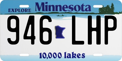 MN license plate 946LHP