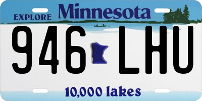 MN license plate 946LHU