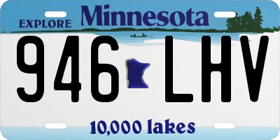 MN license plate 946LHV
