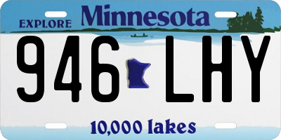 MN license plate 946LHY