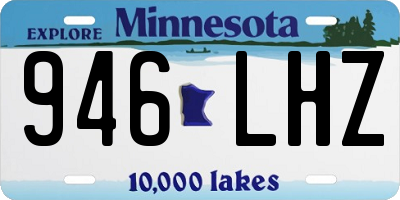 MN license plate 946LHZ