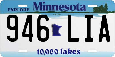 MN license plate 946LIA