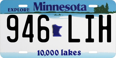 MN license plate 946LIH