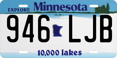 MN license plate 946LJB