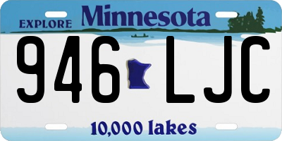 MN license plate 946LJC